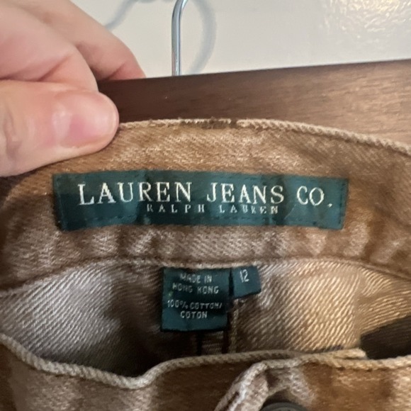 Ralph Lauren Jeans Co Brown Flare Studs Western Womens 12 - Picture 2 of 5